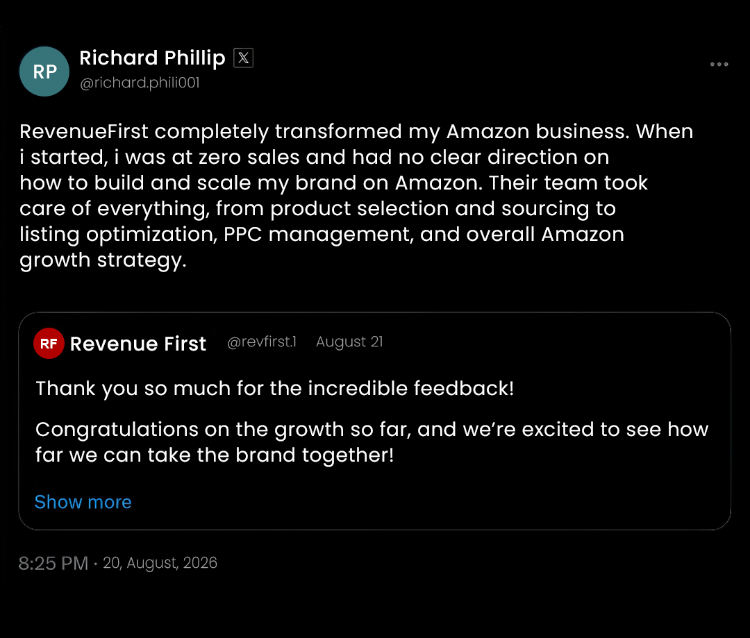 X review post by Richard Phillip praising 1XREV